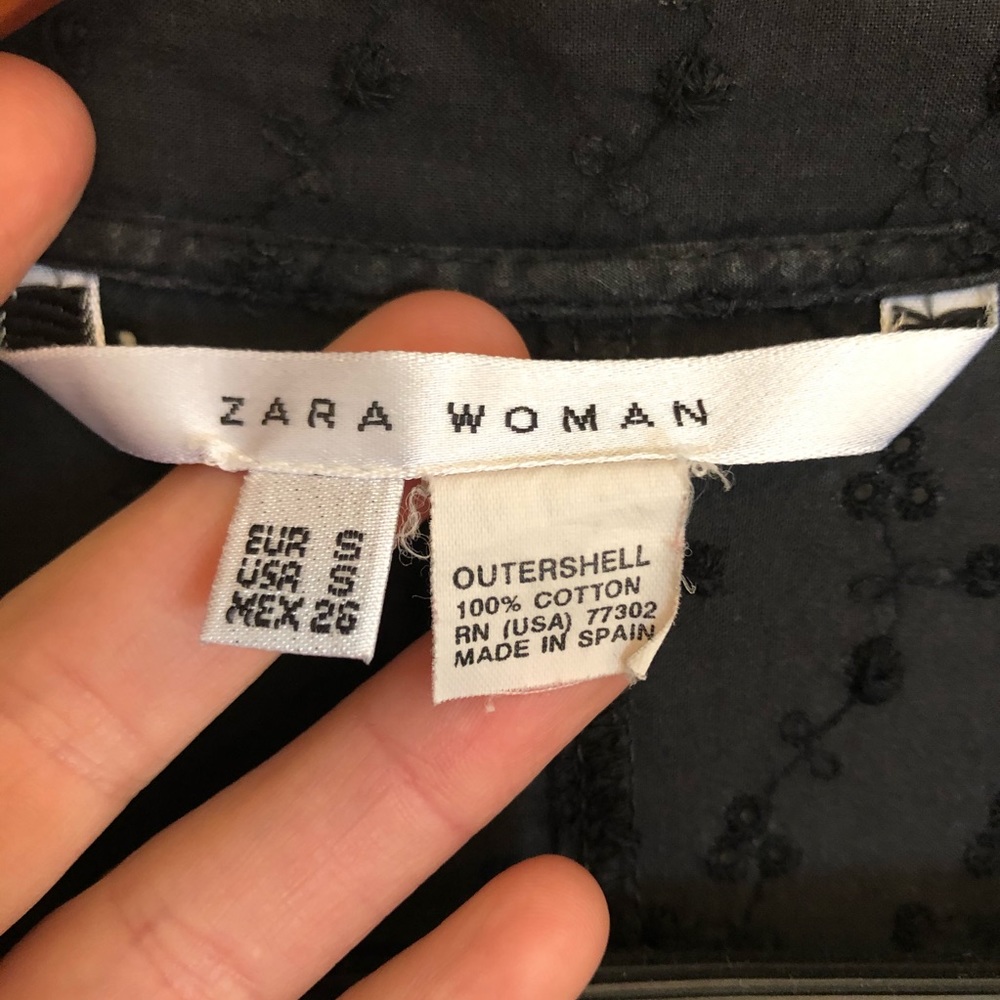 Zara Wrap Midi Eyelet Dress - Picture 5 of 7